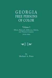 Georgia Free Persons of Color, Volume I