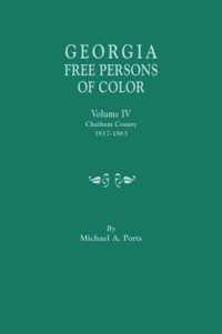 Georgia Free Persons of Color, Volume IV