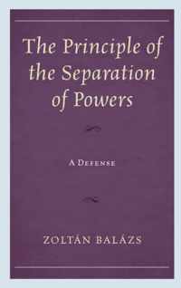 The Principle of the Separation of Powers