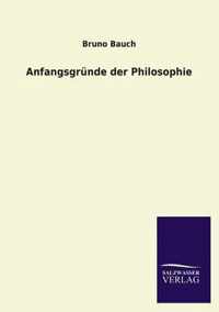 Anfangsgrunde der Philosophie