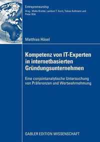 Kompetenz Von It-Experten in Internetbasierten Grundungsunternehmen