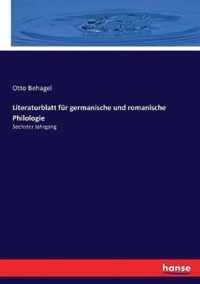 Literaturblatt fur germanische und romanische Philologie