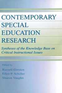 Contemporary Special Education Research