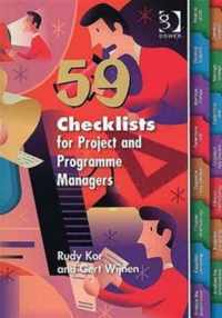 59 Checklists for Project and Programme Managers