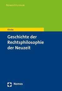 Geschichte Der Rechtsphilosophie Der Neuzeit