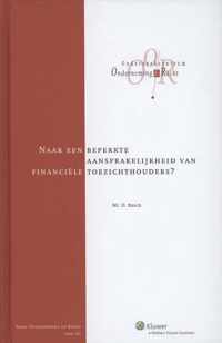 Onderneming en recht 061 - Naar een beperkte aansprakelijkheid van financiële toezichthouders