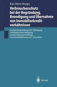 Verbraucherschutz bei der Begrundung, Beendigung und UEbernahme von Immobiliarkreditverhaltnissen