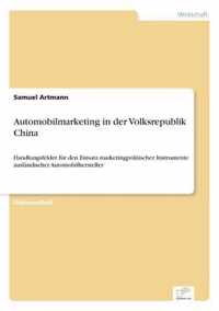 Automobilmarketing in der Volksrepublik China