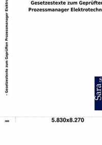 Gesetzestexte zum Gepruften Prozessmanager Elektrotechnik