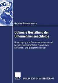 Optimale Gestaltung Der Unternehmensnachfolge