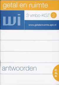 Getal en Ruimte / 3 vmbo-KGT 2 / deel Antwoorden