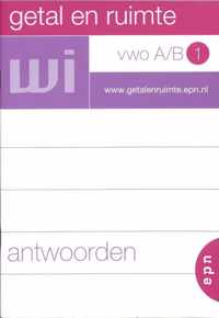 Getal en ruimte / Vwo A/B 1 / deel Antwoorden