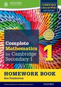 Complete Mathematics for Cambridge Lower Secondary Homework Book 1 (Pack of 15)