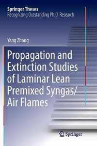 Propagation and Extinction Studies of Laminar Lean Premixed Syngas/Air Flames