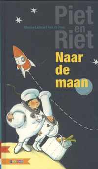 Maan roos vis AVI meegroeiboek  -   Naar de maan: Piet en Riet