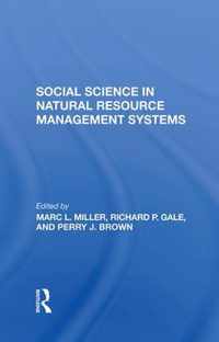 Social Science In Natural Resource Management Systems