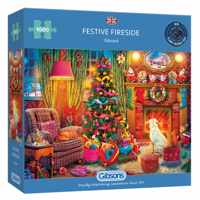 Gibsons - Festive Fireside (1000 Stukjes)