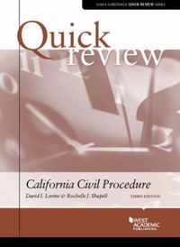 Quick Review of California Civil Procedure