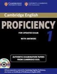 Cambridge Certificate of Proficiency in English 1 for updated exam. Student's Book Pack (Student's Book with answers and 2 Audio CDs)