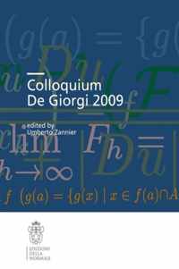 Colloquium De Giorgi 2009