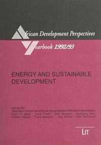 Energy and Sustainable Development