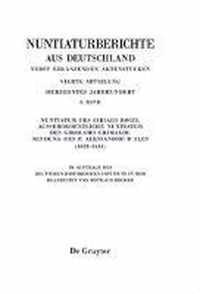 Nuntiatur des Ciriaco Rocci. Ausserordentliche Nuntiatur des Girolamo Grimaldi - Sendung des P. Alessandro d'Ales (1633-1634)