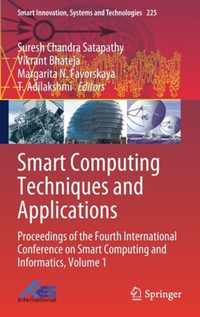 Smart Computing Techniques and Applications