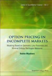 Option Pricing In Incomplete Markets