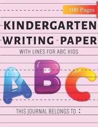 Kindergarten Writing paper