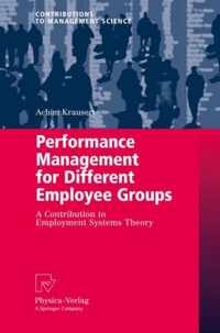 Performance Management for Different Employee Groups