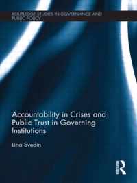 Accountability in Crises and Public Trust in Governing Institutions