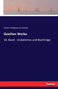 Goethes Werke