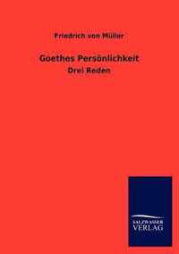 Goethes Persoenlichkeit