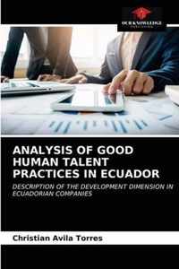 Analysis of Good Human Talent Practices in Ecuador