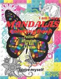 Mandala Coloring Book For Children's 4-8 Years Good Vibes