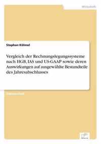 Vergleich der Rechnungslegungssysteme nach HGB, IAS und US-GAAP sowie deren Auswirkungen auf ausgewahlte Bestandteile des Jahresabschlusses