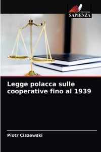 Legge polacca sulle cooperative fino al 1939