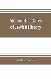 Memorable dates of Jewish history