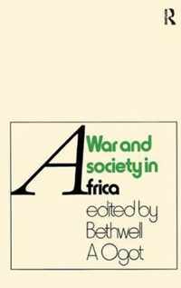 War And Society In Africa