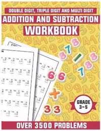 Addition and subtraction workbook grade 3-5