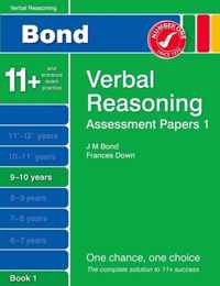 Bond Assessment Papers Verbal Reasoning 9-10 Yrs Book 1