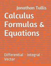 Calculus Formulas & Equations