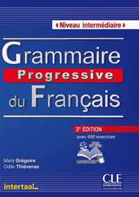 Grammaire progressive du français - niveau intermédiaire livre + audio-cd