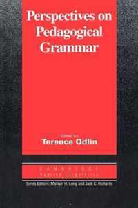 Perspectives on Pedagogical Grammar