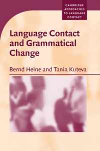 Cambridge Approaches to Language Contact