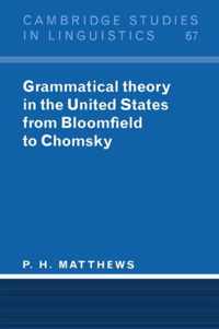 Grammatical Theory in the United States