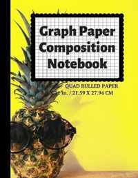 Graph Paper Composition Notebook