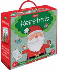 Kerstmis - Boek + puzzel + 10 figuren