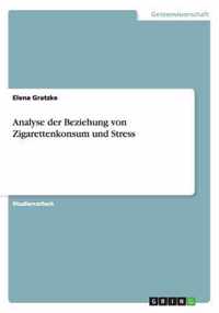 Analyse der Beziehung von Zigarettenkonsum und Stress