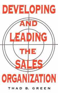 Developing and Leading the Sales Organization